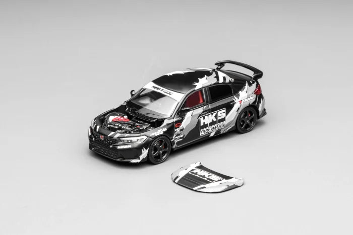 MOTORHELIX 1:64 Honda Civic TYPE R (FL5) HKS Livery