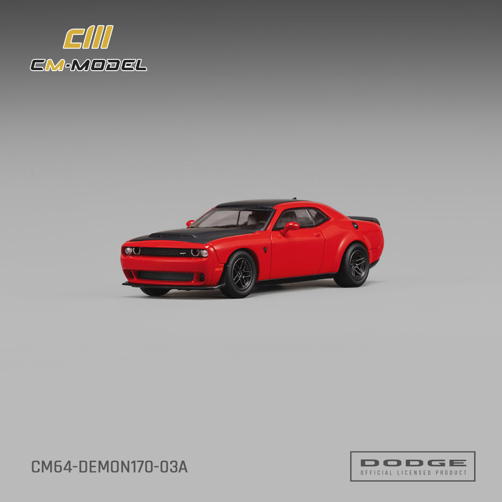 (Coming Soon) CMMODEL 1:64 Dodge Demon170 TorRed