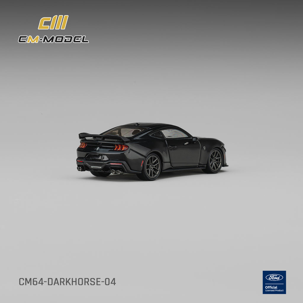 (Coming Soon) CMMODEL 1:64 Ford Mustang Darkhorse Shadow Black