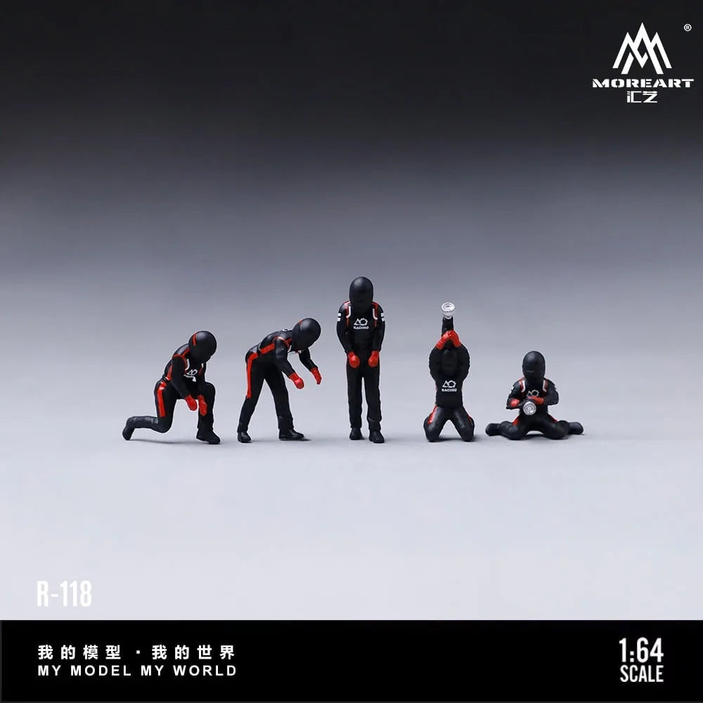 (Coming Soon) MOREART 1:64 Racing Team Maintenance Personnel A Set