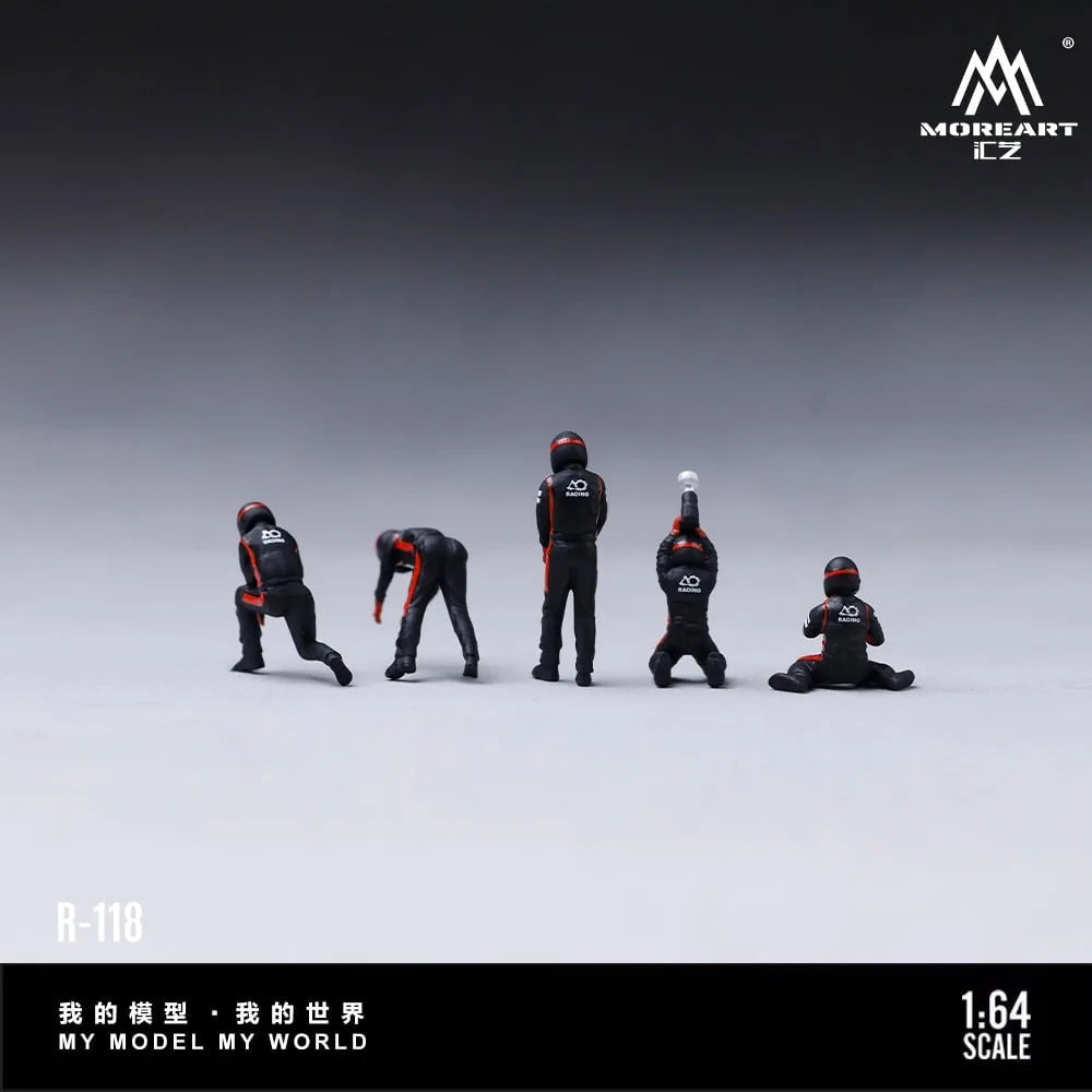 (Coming Soon) MOREART 1:64 Racing Team Maintenance Personnel A Set