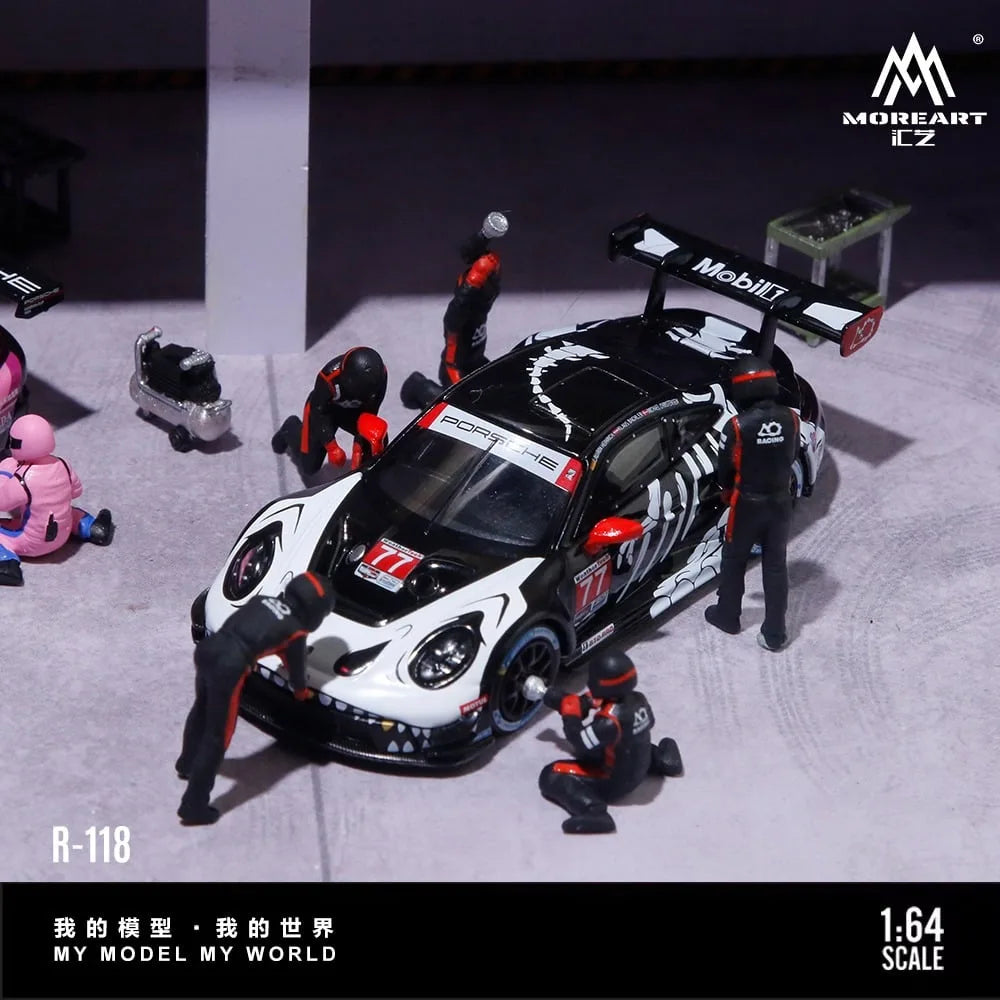 (Coming Soon) MOREART 1:64 Racing Team Maintenance Personnel A Set