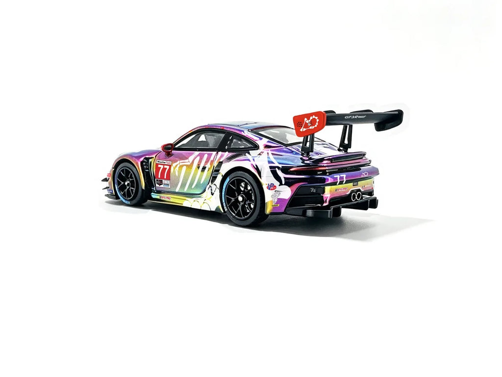 (Coming Soon) JICAR 1:64 911 GT3 R Iridescent "Skeleton"