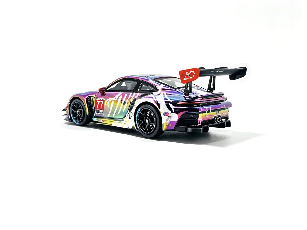 (Coming Soon) JICAR 1:64 911 GT3 R Iridescent "Skeleton"