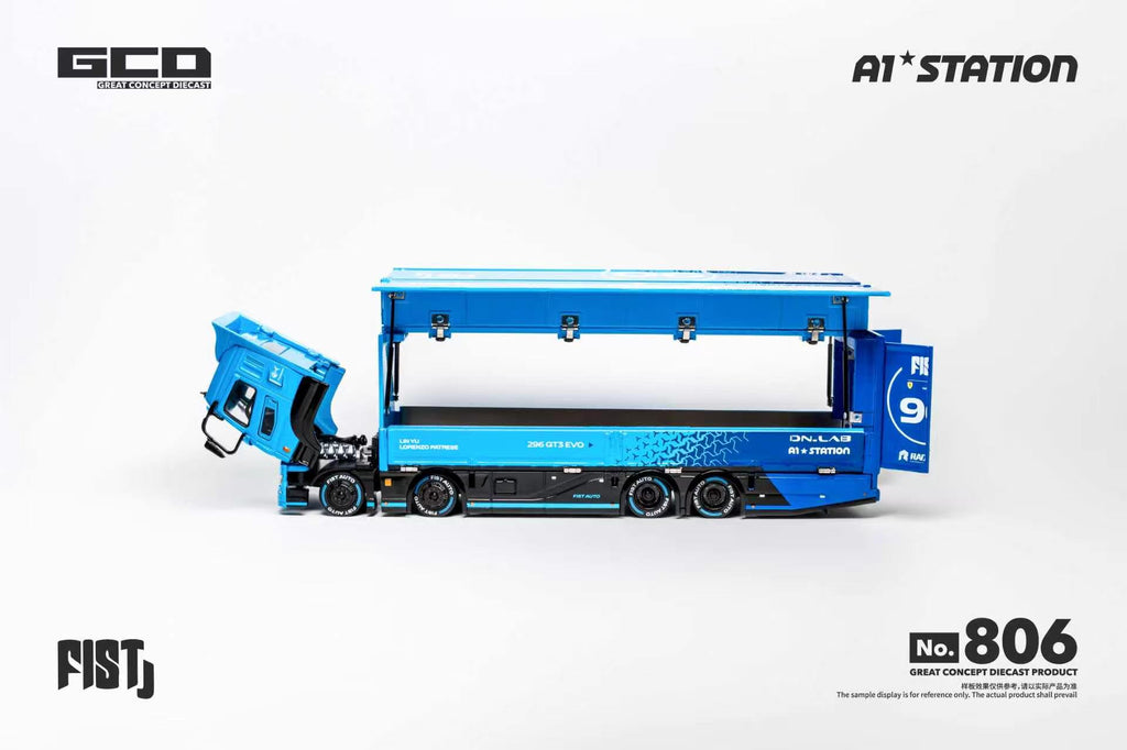 (Coming Soon) GCD 1/64 FIST TEAM LBWK Mitsubishi FUSO SUPER GREAT Container Truck (APA Xpo Foshan 2026) RHD Diecast Model