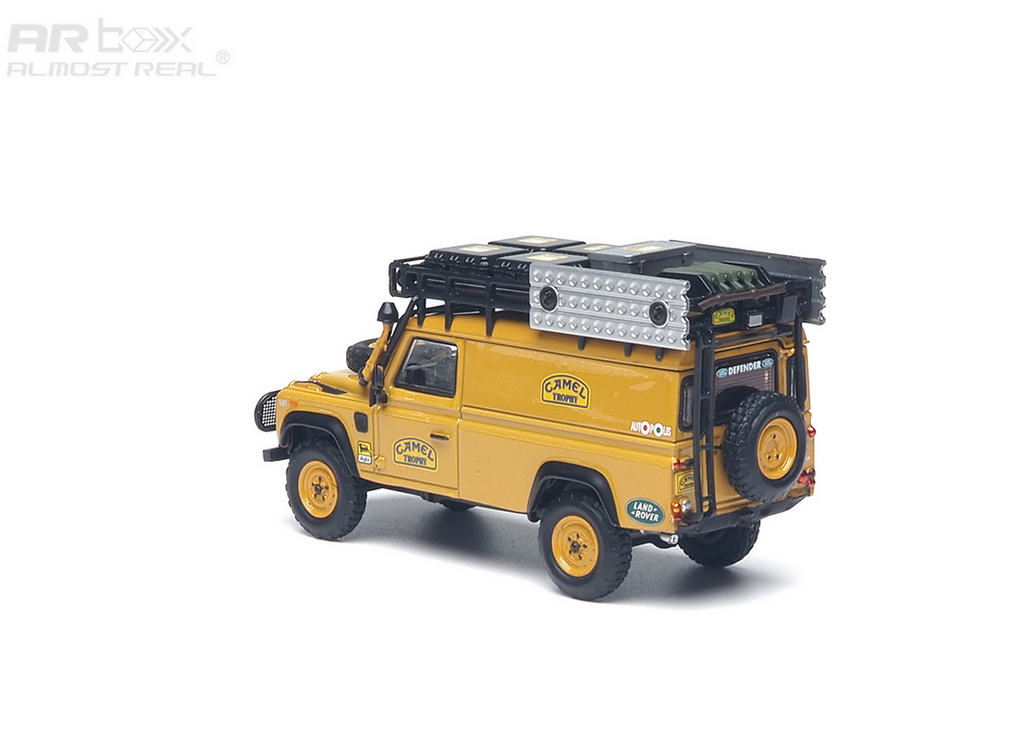 (Coming Soon) ALMOSTREAL 1:64 Land Rover Defender 110 "Camel Trophy" Workshop Unit Tanzania Burundi Diecast Model