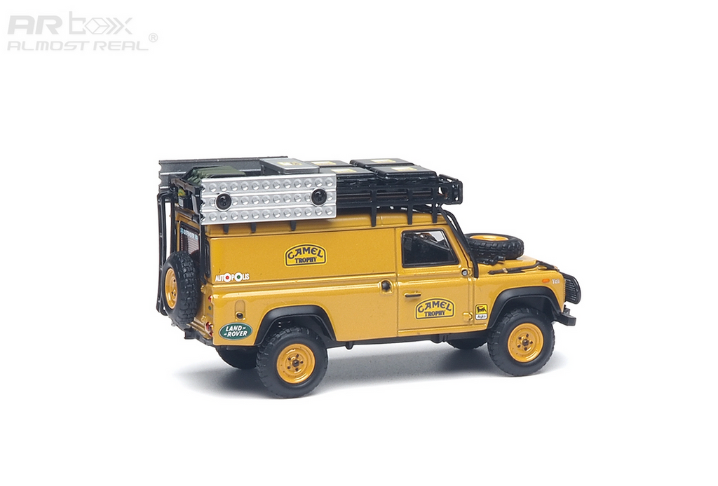(Coming Soon) ALMOSTREAL 1:64 Land Rover Defender 110 "Camel Trophy" Workshop Unit Tanzania Burundi Diecast Model
