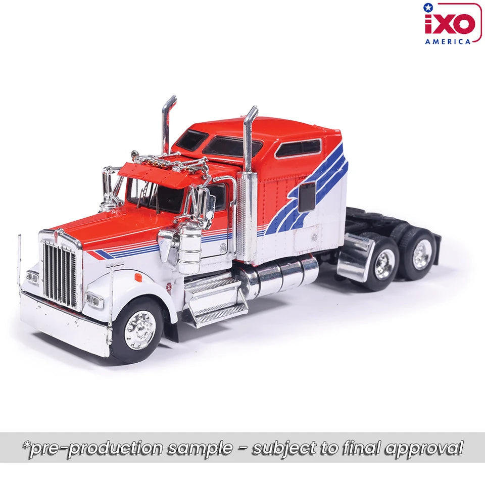 (Coming Soon) IXOAMERICA 1:64 2026 Kenworth W900 - Red, White, and Blue