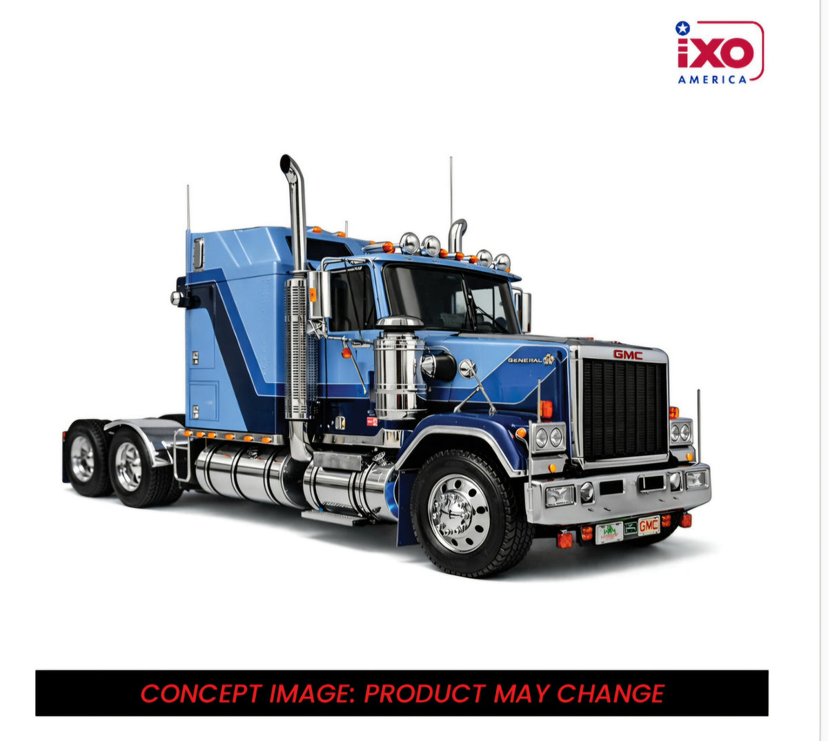 (Coming Soon) IXOAMERICA 1:64 1980 GMC General - Blue