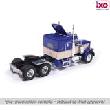 (Coming Soon) IXOAMERICA 1:64 1973 Peterbilt 359 - Blue and Tan