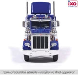 (Coming Soon) IXOAMERICA 1:64 1973 Peterbilt 359 - Blue and Tan