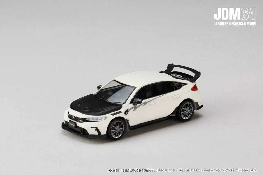 HOBBY JAPAN JDM64 1/64 CIVIC TYPE R (FL5) MUGEN - CHAMPIONSHIP WHITE