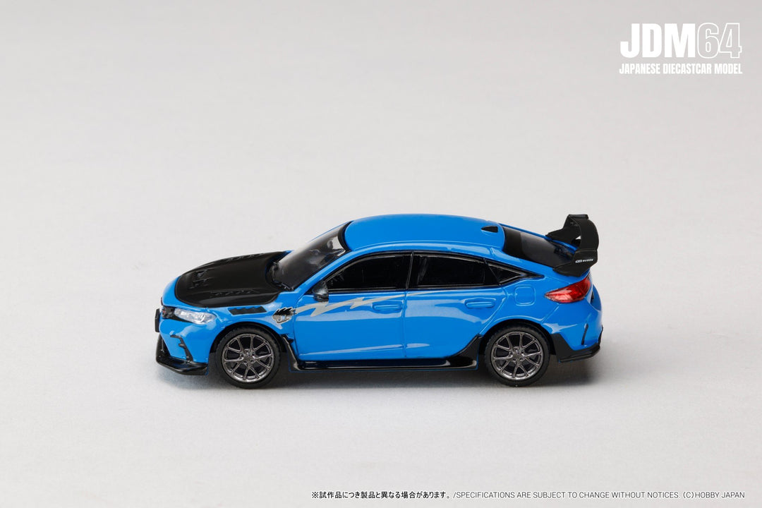 HOBBY JAPAN 1/64 Honda Civic Type R (FL5) MUGEN - Racing Blue Pearl