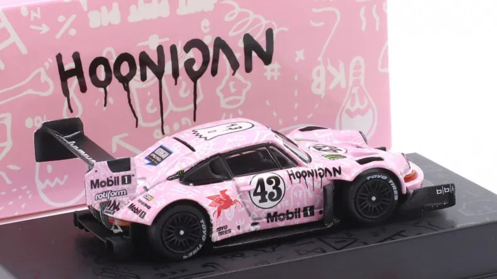 SPARK 1:64 HOONIPIGASUS Porsche 911 No.43 - Pikes Peak 2022 | Ken Block Diecast Model Car