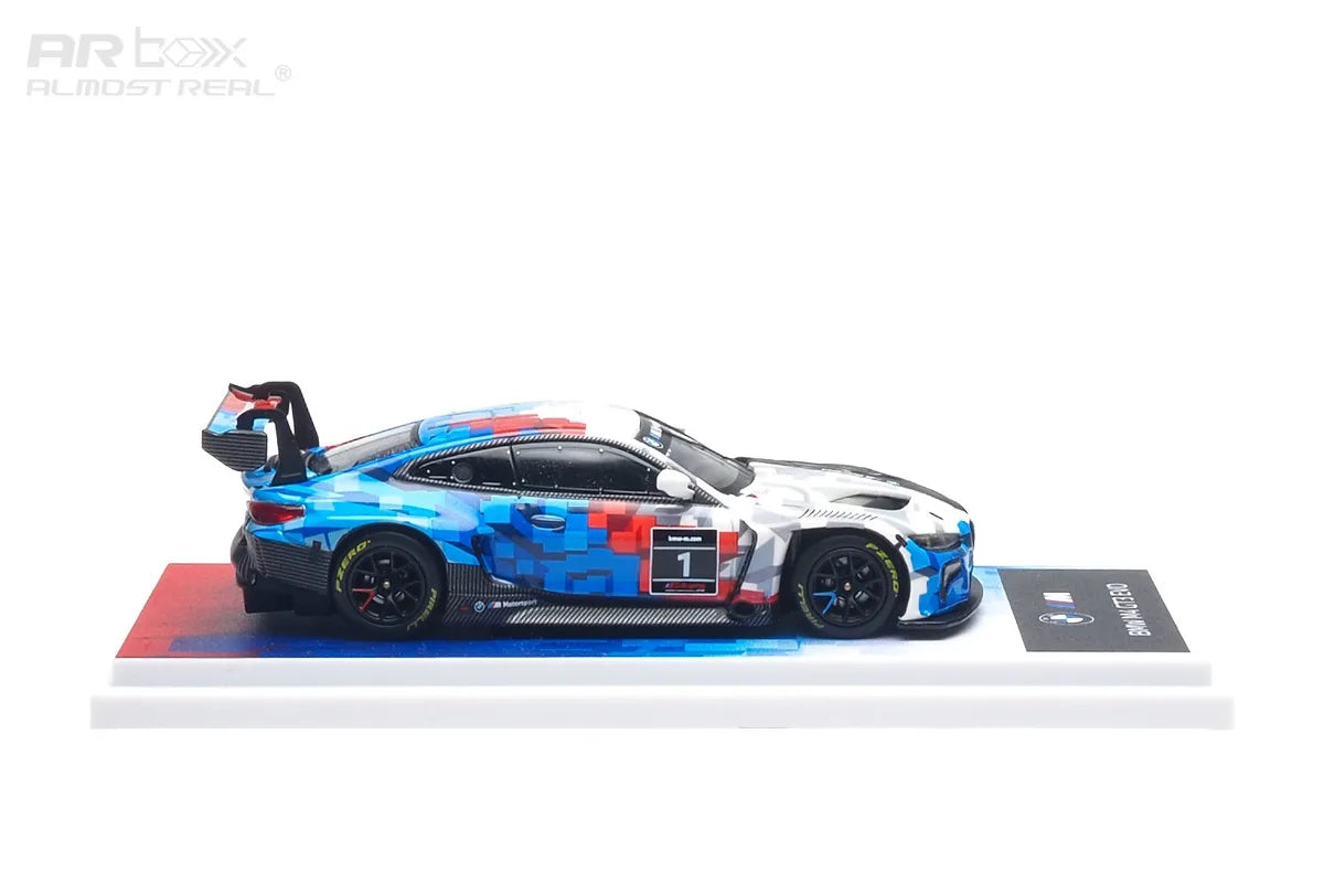 (Coming Soon) ALMOSTREAL 1:64 AR Box BMW M4 GT3 EVO (G82) Red, White, Blue Diecast Model Car