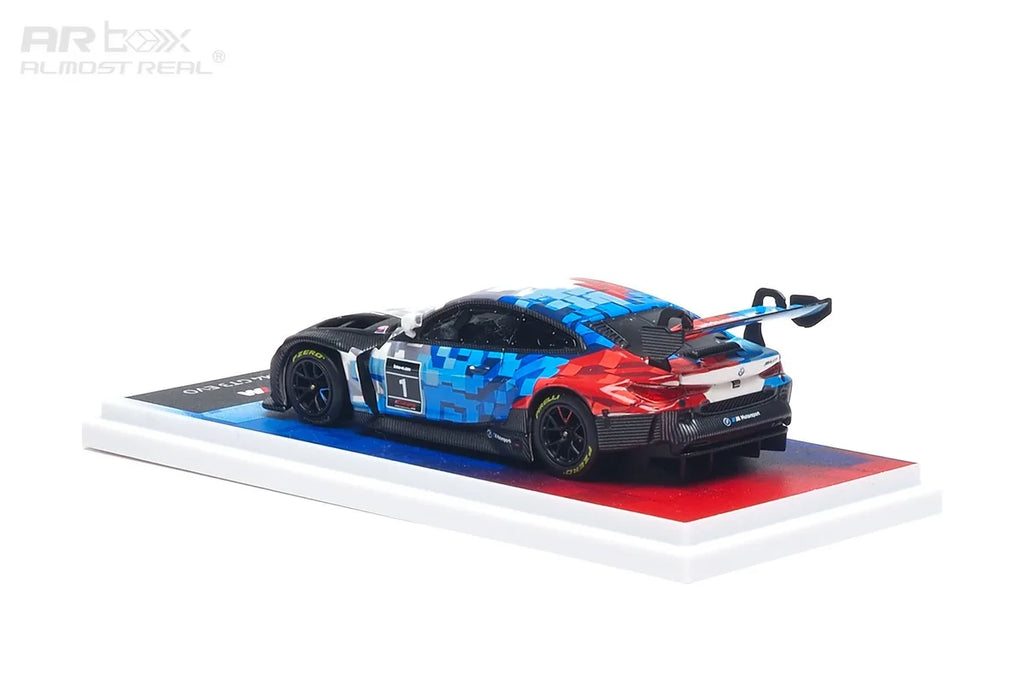 (Coming Soon) ALMOSTREAL 1:64 AR Box BMW M4 GT3 EVO (G82) Red, White, Blue Diecast Model Car