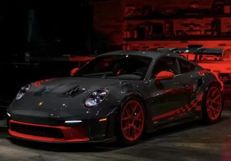 (Coming Soon) HENSON & HEAVEN (HH) 1:64 (RESIN) 992.1 GT3 RS Metallic Dark Grey – USA Standard Version Resin Model