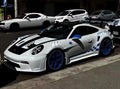 (Coming Soon) HENSON & HEAVEN (HH) 1:64 (RESIN) 992.1 GT3 RS White & Blue Resin Model
