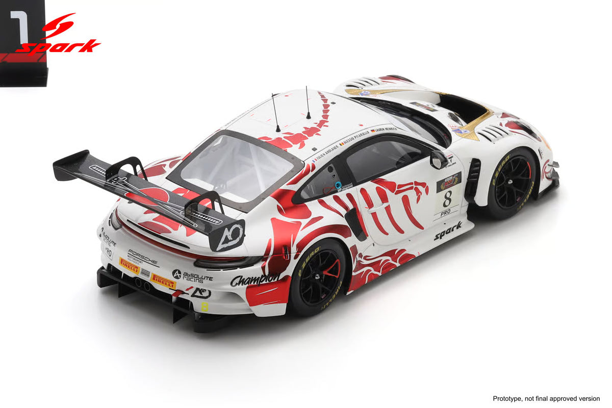 (Coming Soon) SPARK 1:64 Porsche (Bushi) GT3 R No.8 AO Racing Winner Suzuka 1000km 2026 L. Heinrich - A. Picariello - J. Andlauer (With pit board)