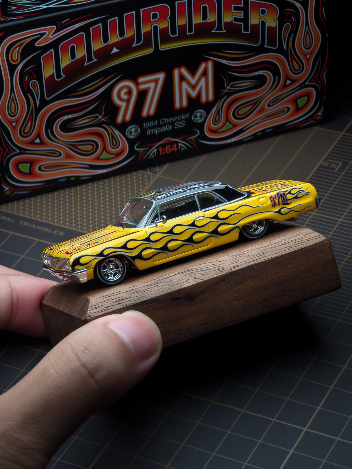 (Coming Soon) 97M 1:64 1964 Impala - Heat Wave Flame Paint Scheme | 2026 Hangzhou Exhibition Exclusive