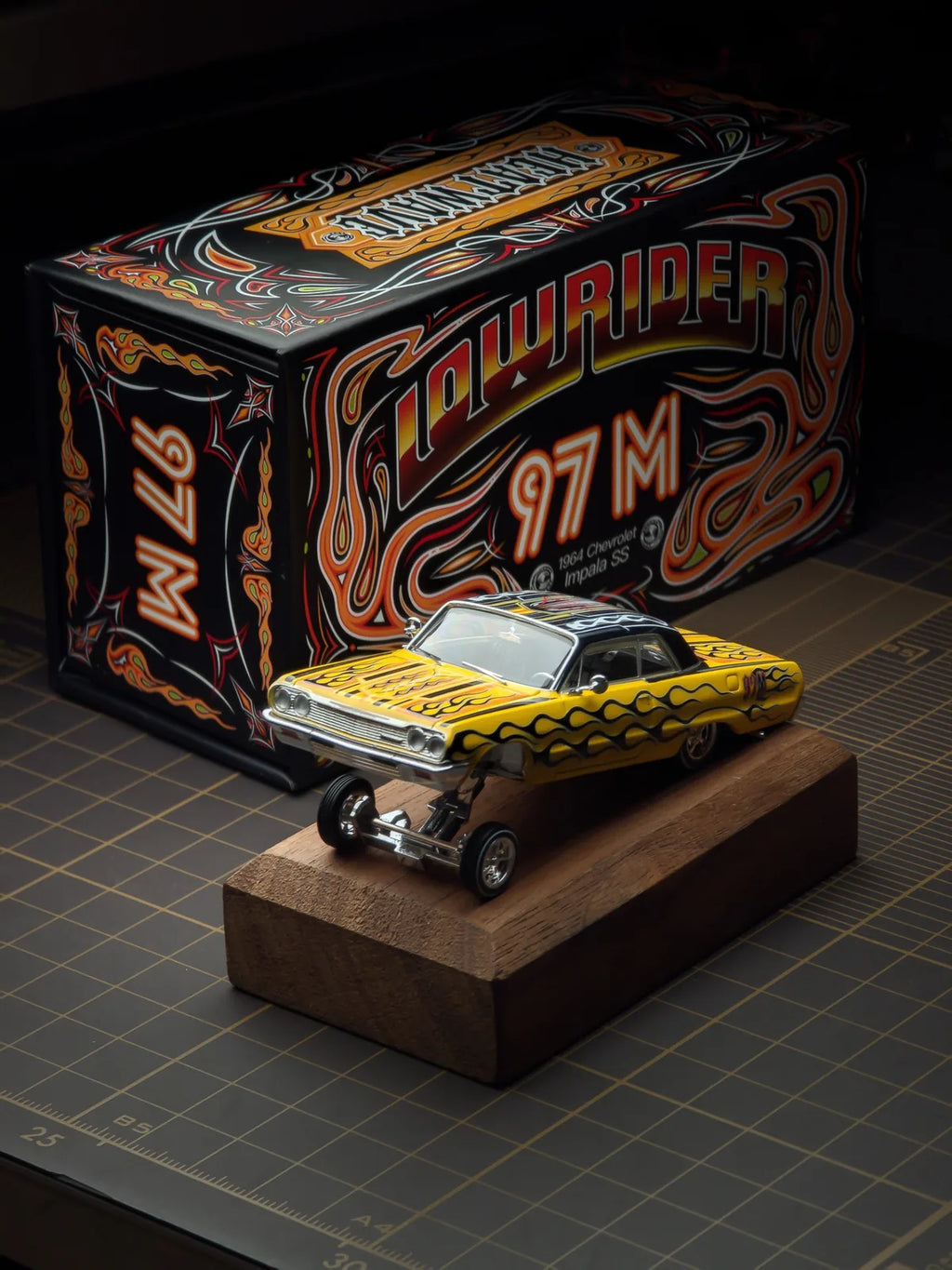 (Coming Soon) 97M 1:64 1964 Impala - Heat Wave Flame Paint Scheme | 2026 Hangzhou Exhibition Exclusive