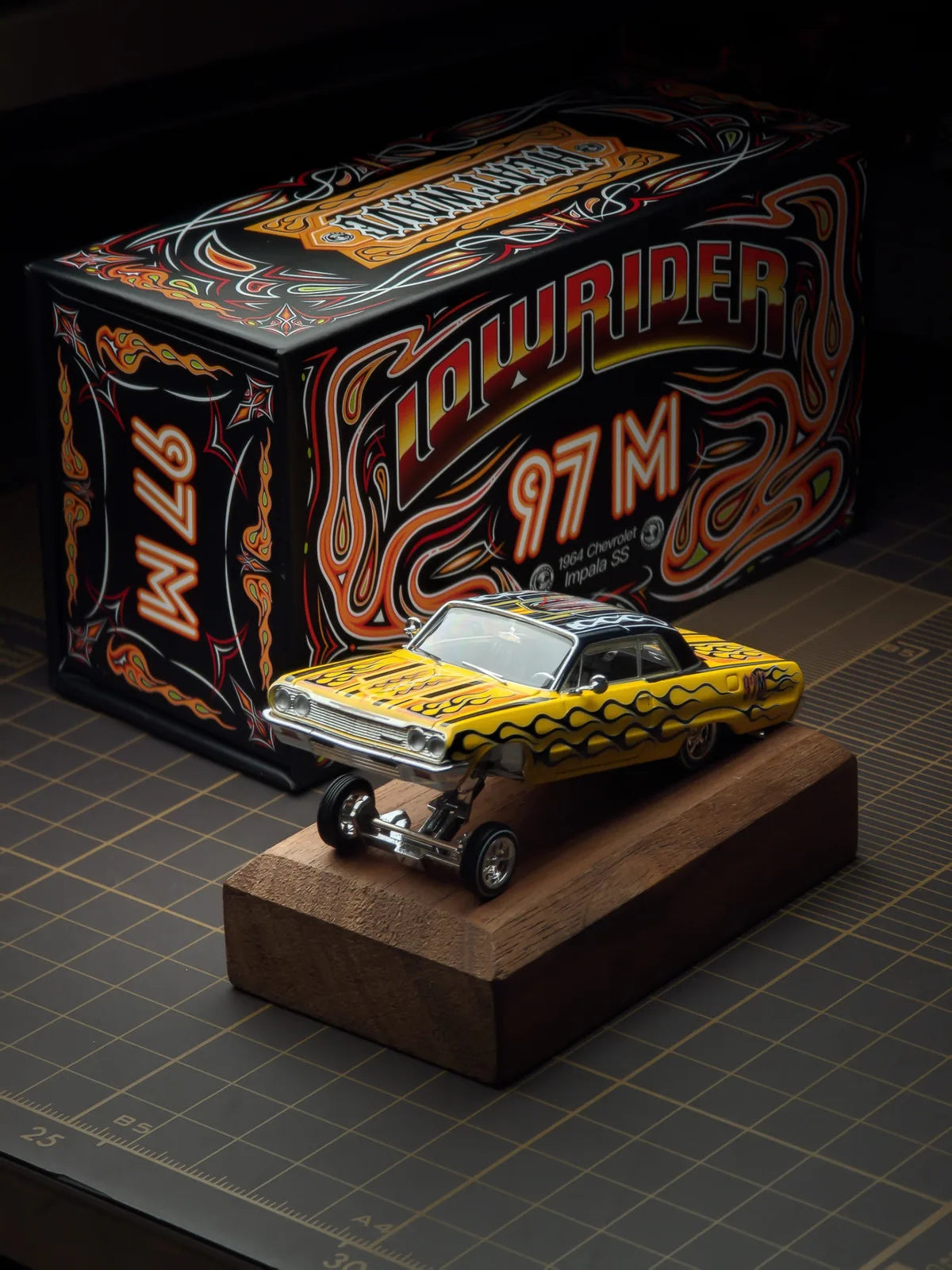 (Coming Soon) 97M 1:64 1964 Impala - Heat Wave Flame Paint Scheme | 2026 Hangzhou Exhibition Exclusive
