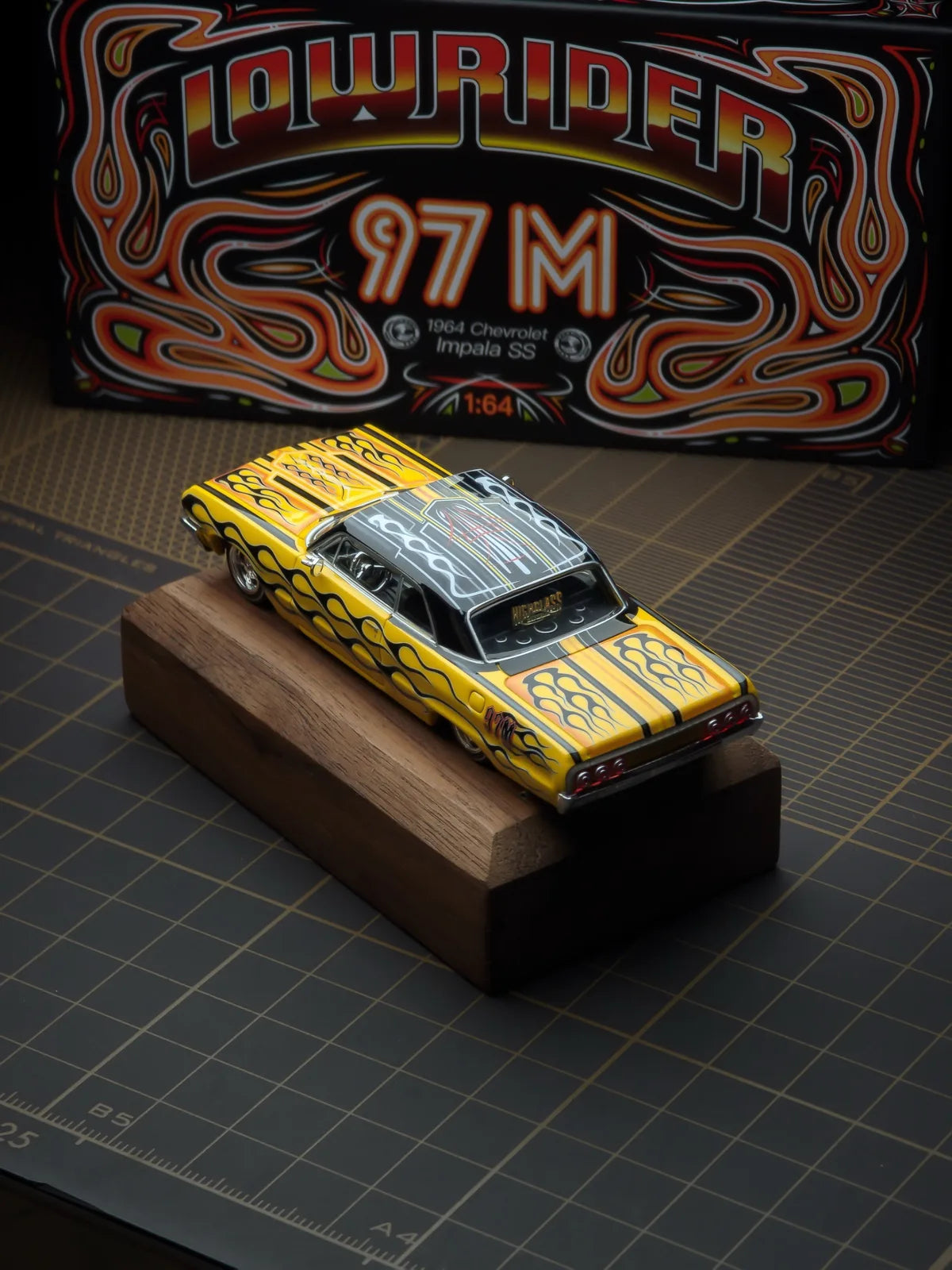 (Coming Soon) 97M 1:64 1964 Impala - Heat Wave Flame Paint Scheme | 2026 Hangzhou Exhibition Exclusive