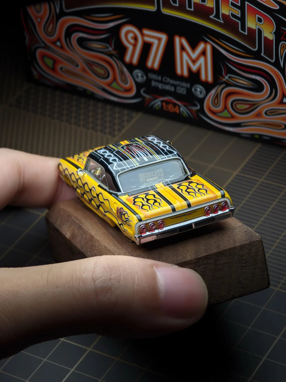 (Coming Soon) 97M 1:64 1964 Impala - Heat Wave Flame Paint Scheme | 2026 Hangzhou Exhibition Exclusive