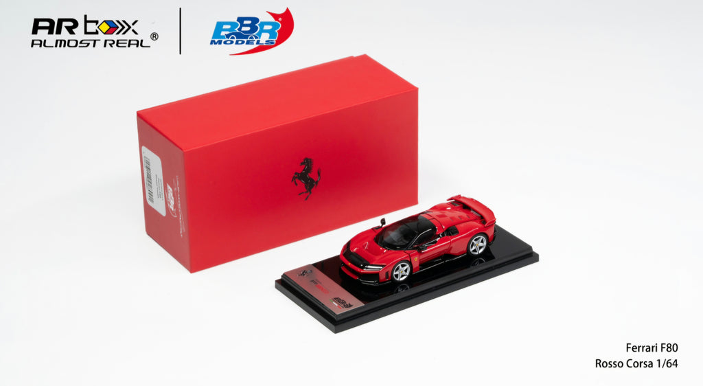 (Coming Soon) BBR 1/64 Ferrari F80 Rosso Corsa with Silver Wheels (APA XPO 2026 Event Edition)