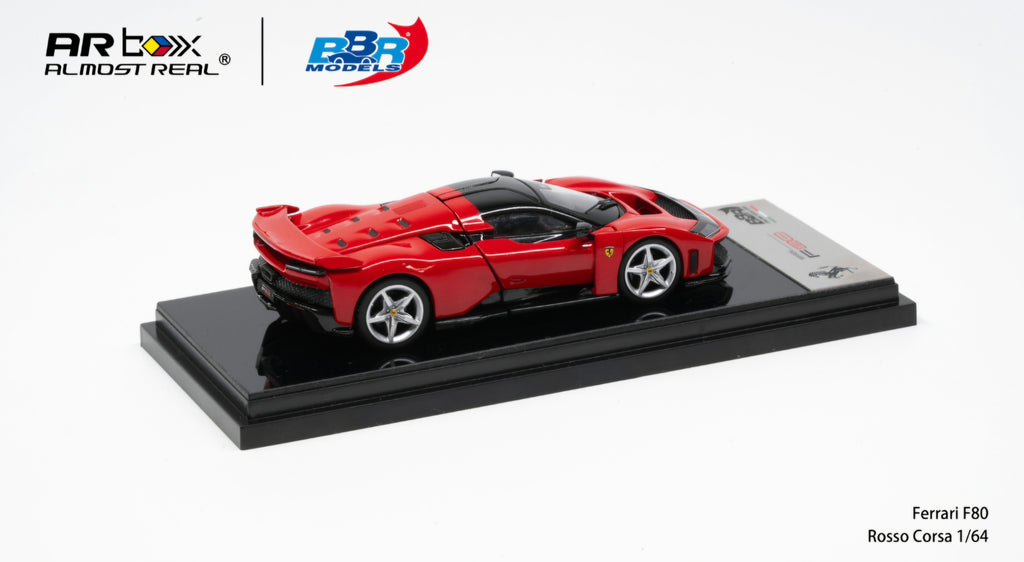 (Coming Soon) BBR 1/64 Ferrari F80 Rosso Corsa with Silver Wheels (APA XPO 2026 Event Edition)