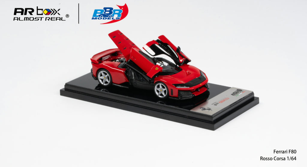 (Coming Soon) BBR 1/64 Ferrari F80 Rosso Corsa with Silver Wheels (APA XPO 2026 Event Edition)