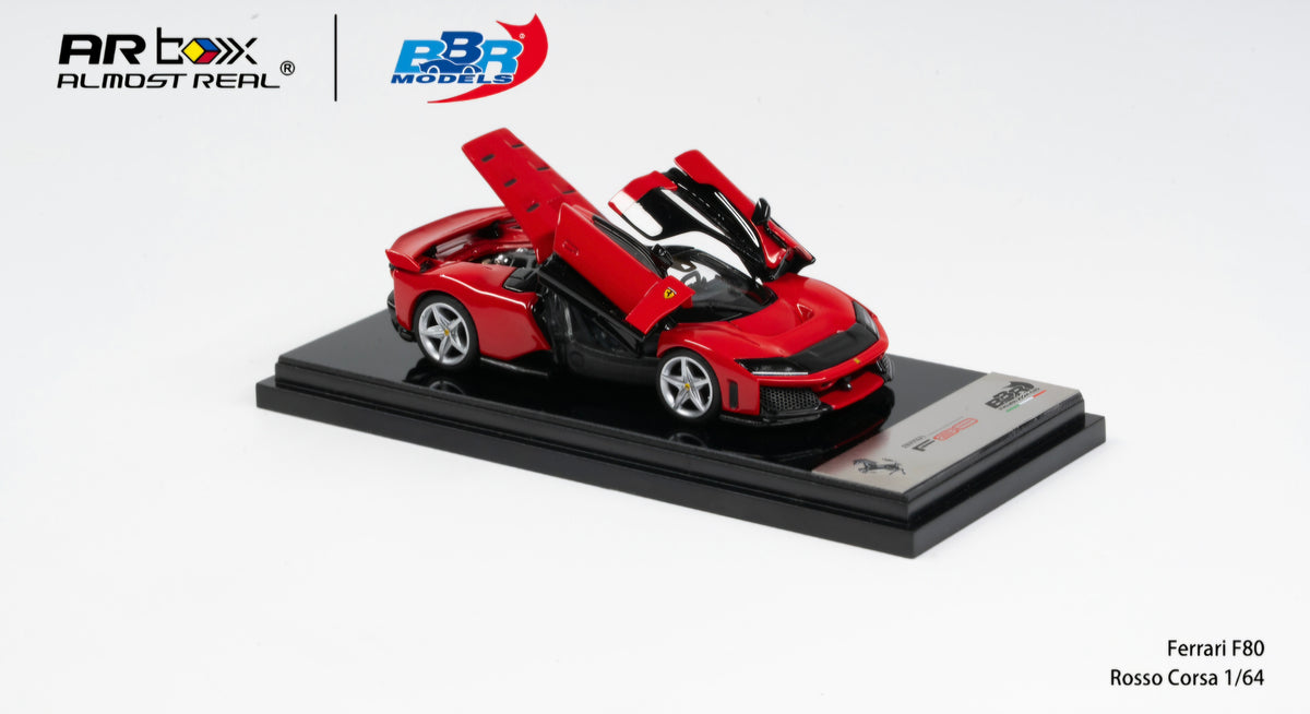 (Coming Soon) BBR 1/64 Ferrari F80 Rosso Corsa with Silver Wheels (APA XPO 2026 Event Edition)
