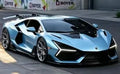 (Coming Soon) ALLOYART 1:64 Lamborghini Revuelto (LB744) – "Duke" Modified Version Glacier Blue