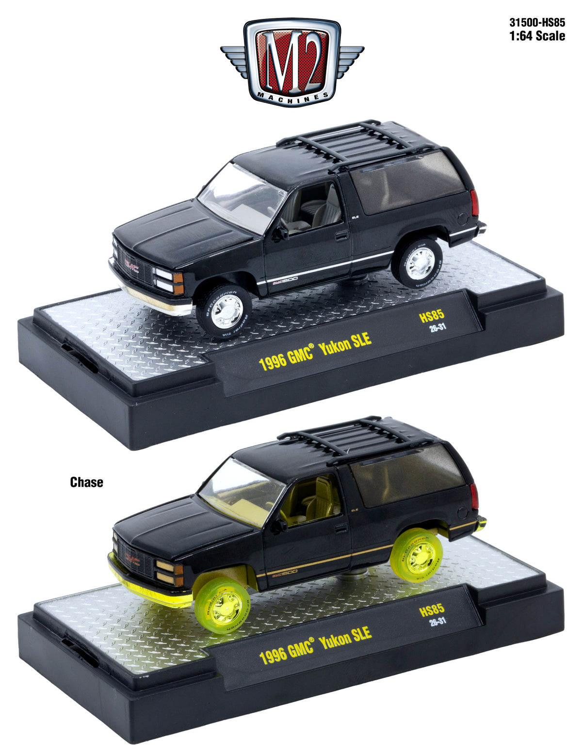 (Coming Soon) M2 MACHINES 1:64 1996 GMC Yukon SLE