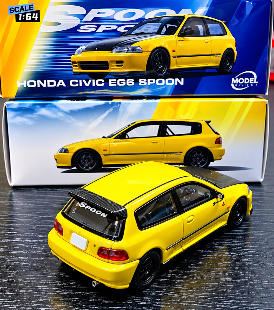 MODELMODEL 1/64 Honda Civic EG6 Spoon (Paper Box)
