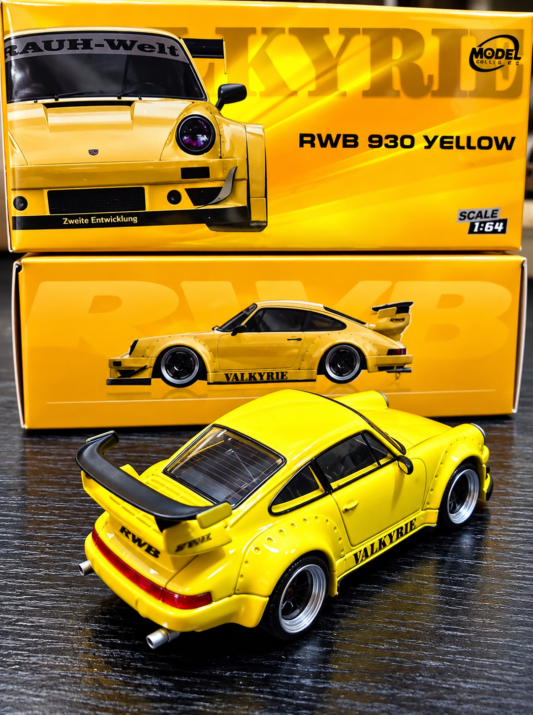 MODELMODEL 1/64 RWB 930 Valkyrie Yellow (Paper Box)