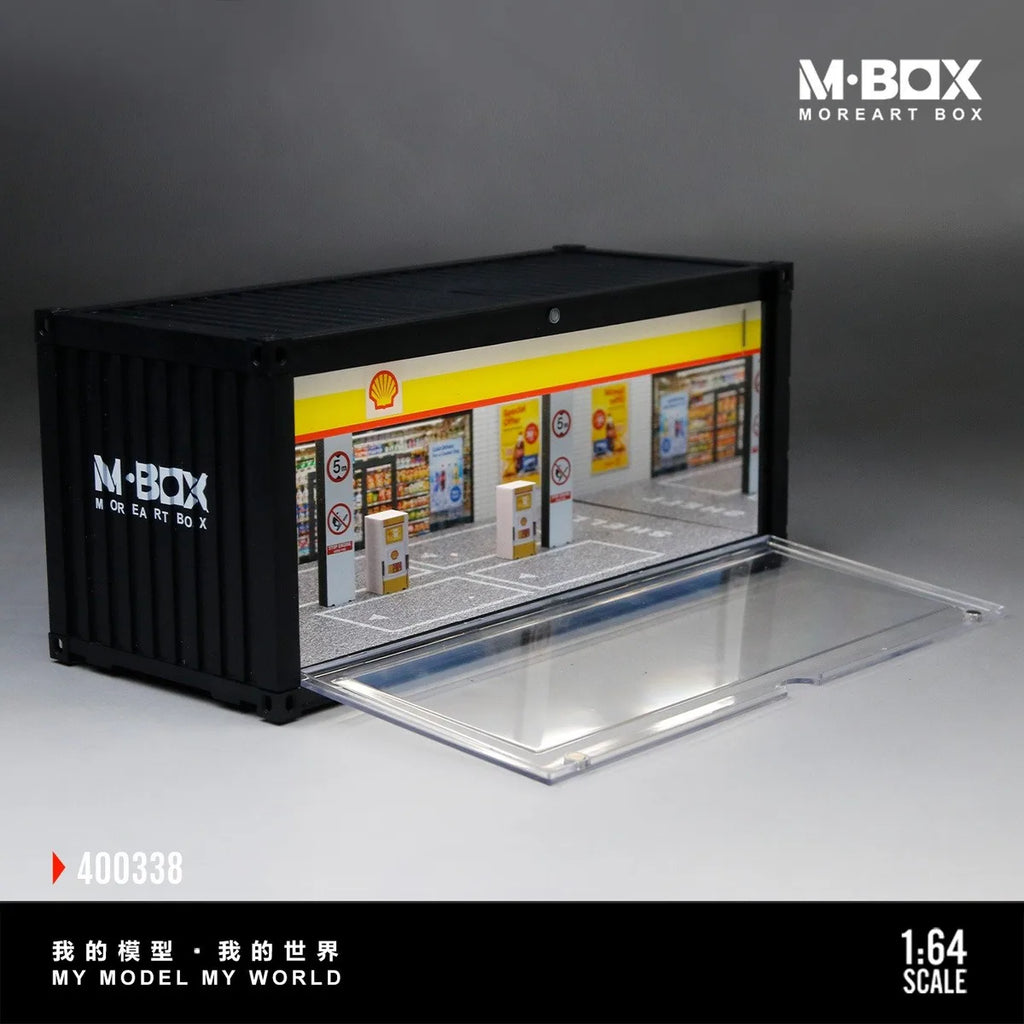 (Coming Soon) MOREART MBOX 1:64 Container Model | Shell Gas Station Container Scene