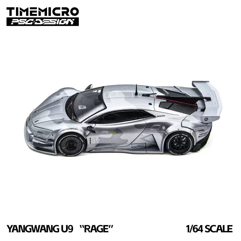 (Coming Soon) TIMEMICRO × PSC DESIGN 1:64 Look at the U9 "Rage" - Fighter Plane Grey Full-Size
