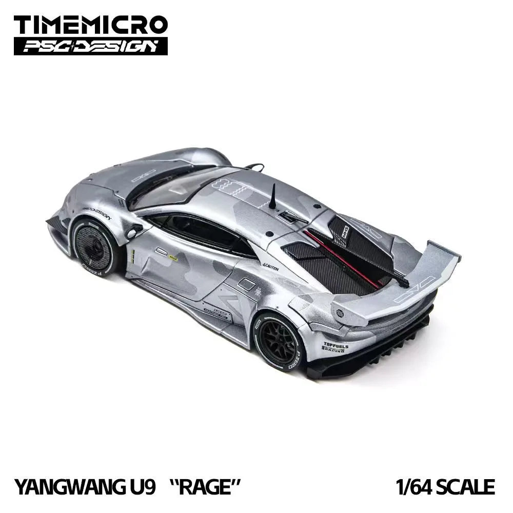 (Coming Soon) TIMEMICRO × PSC DESIGN 1:64 Look at the U9 "Rage" - Fighter Plane Grey Full-Size