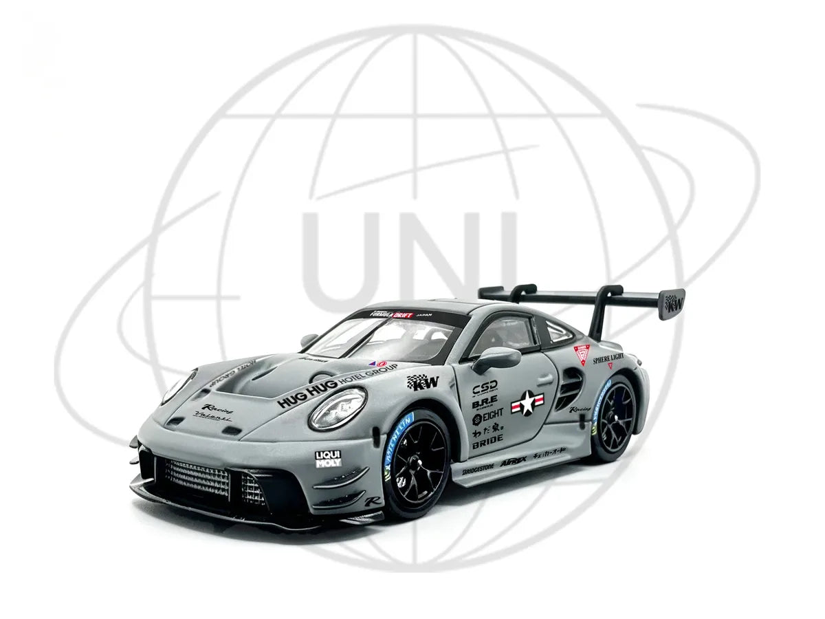 (Coming Soon) UNI Studio 1:64 911 GT3-R Air Force Grey