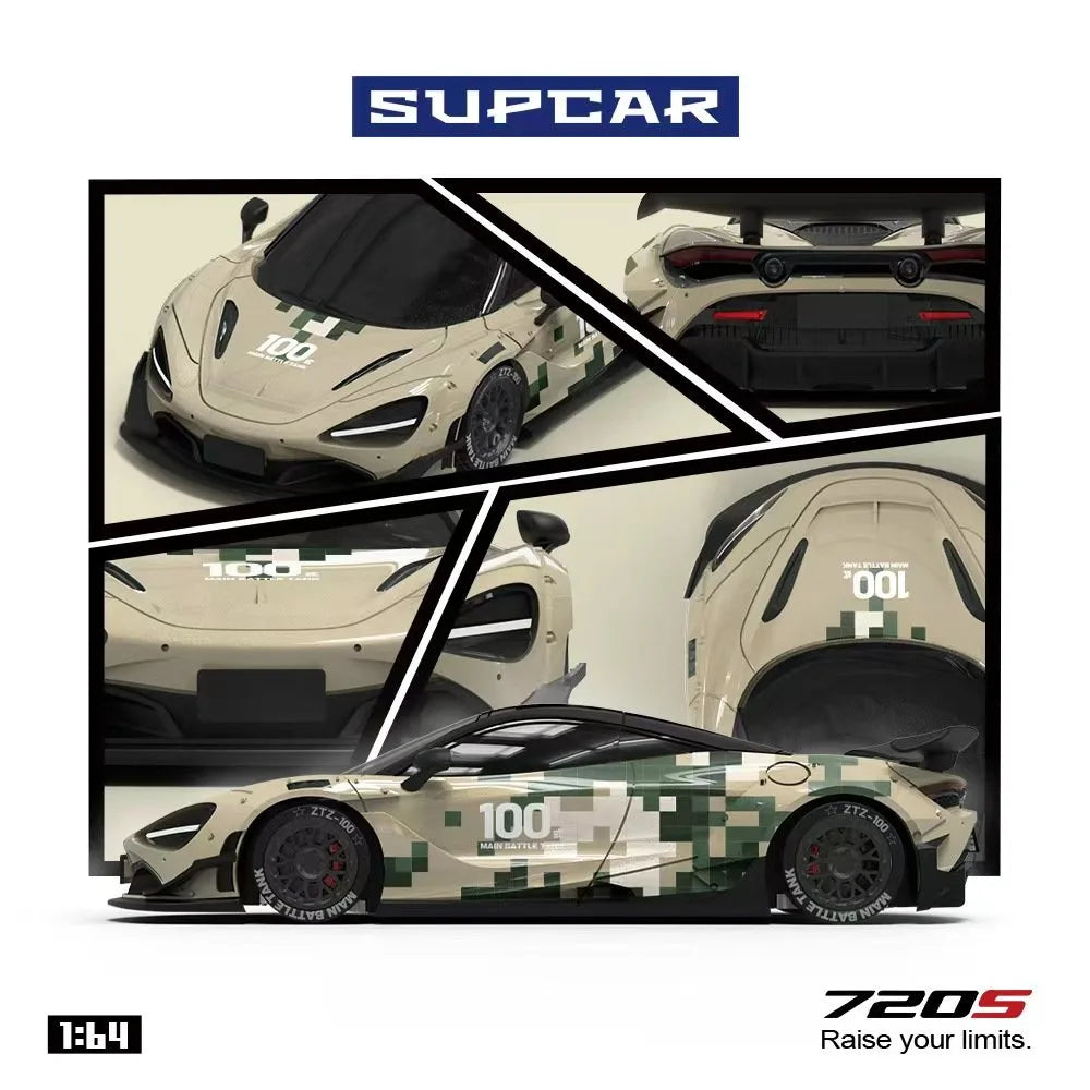 (Coming Soon) SUPCAR 1:64 McLaren 720S combat digital paint job