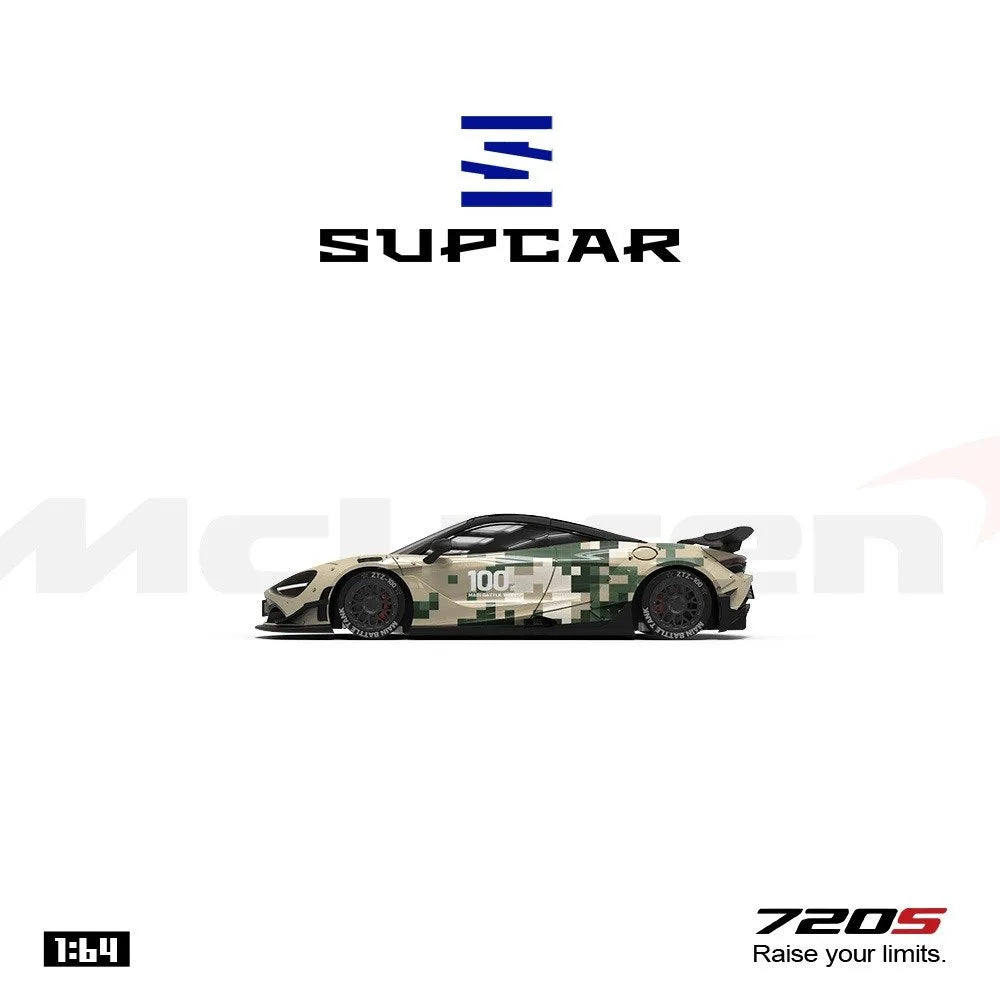 (Coming Soon) SUPCAR 1:64 McLaren 720S combat digital paint job