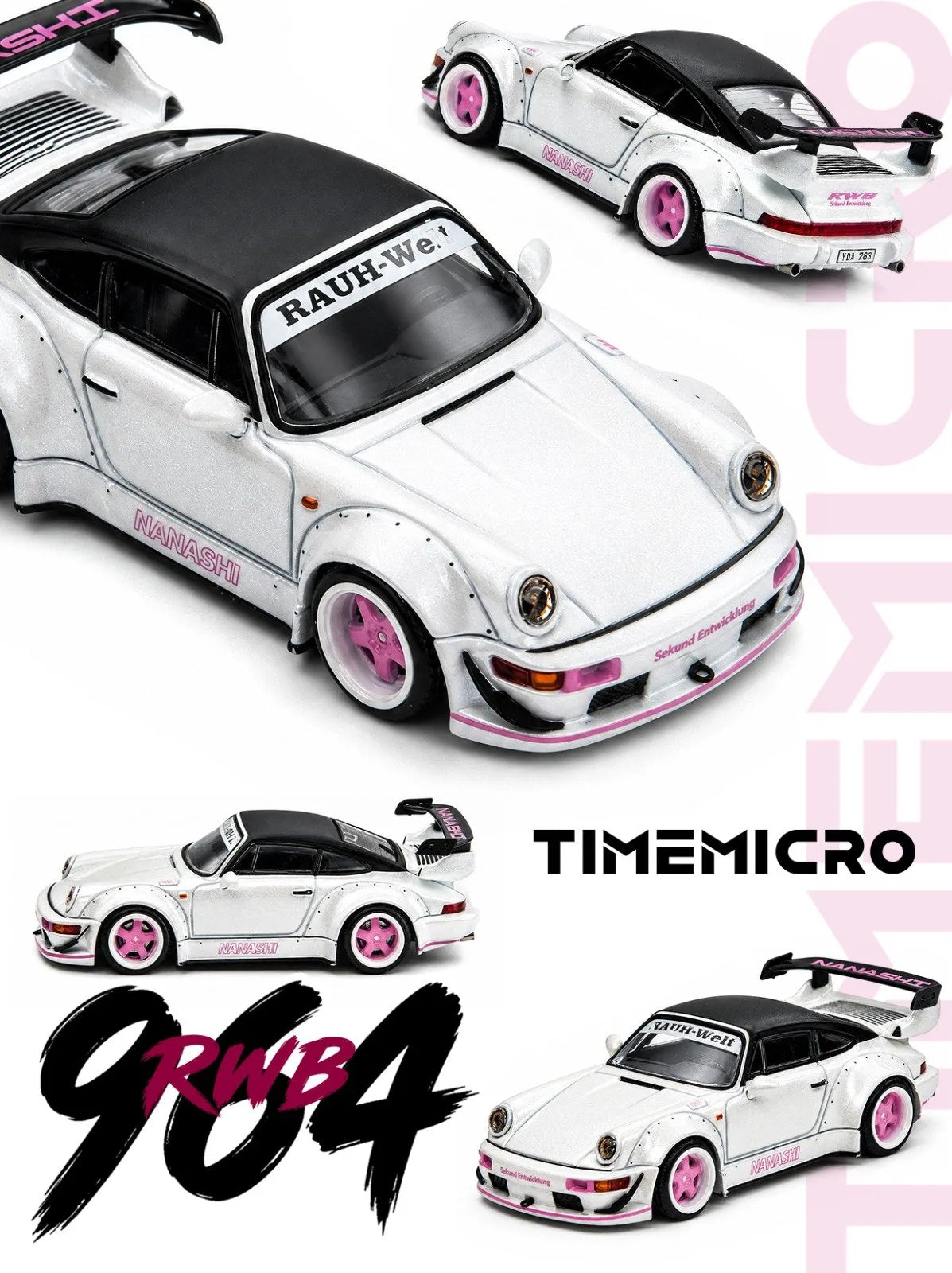(Coming Soon) TIMEMICRO 1:64 RWB 964 “Nanashi” - Japan Exclusive