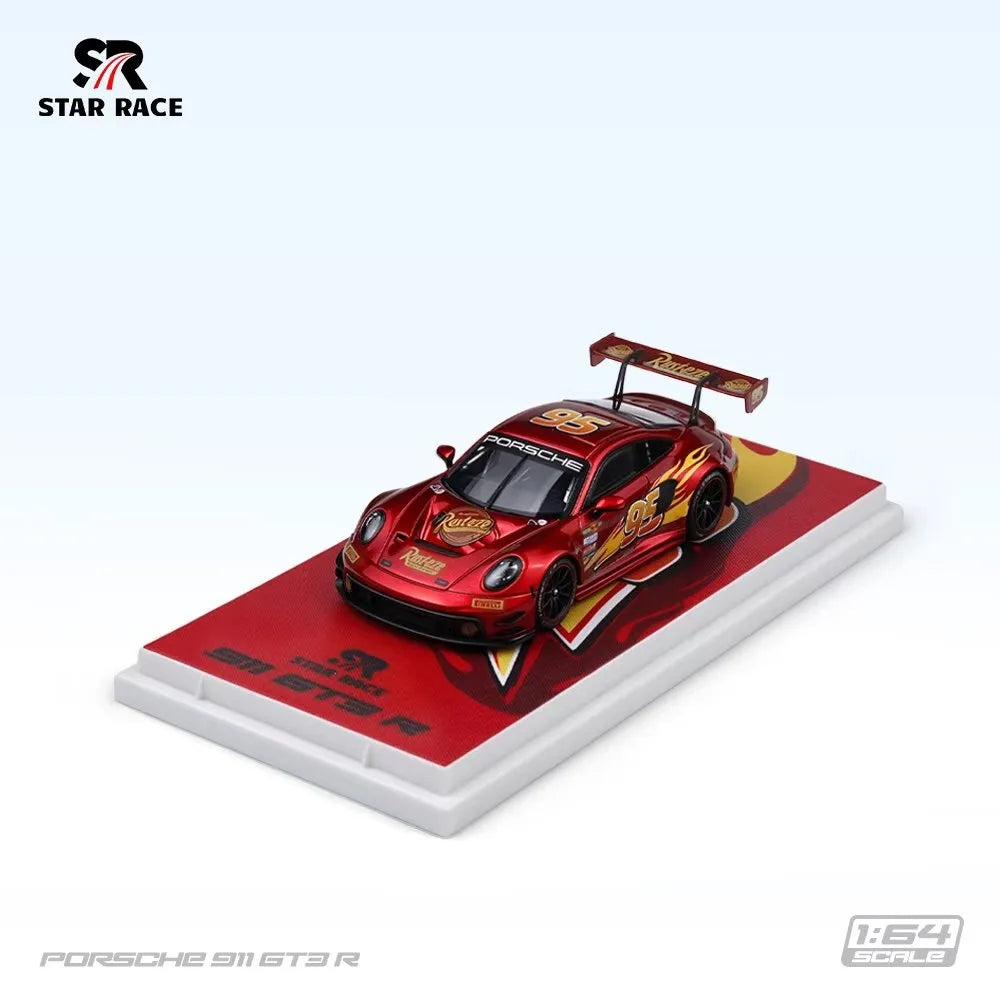 (Coming Soon) STARRACE 1:64 911 GT3 R "Thunder Mack" alloy car model