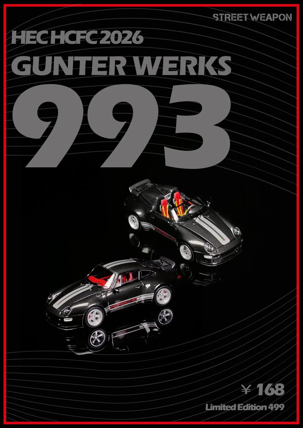 (Coming Soon) STREETWEAPON 1:64 Porsche 993 Hardtop HEC 2026