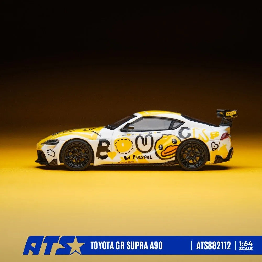 (Coming Soon) ATS 1:64 Toyota GR SUPRA A90 B.Duck **CHASE RANDOMLY DISTRIBUTED**