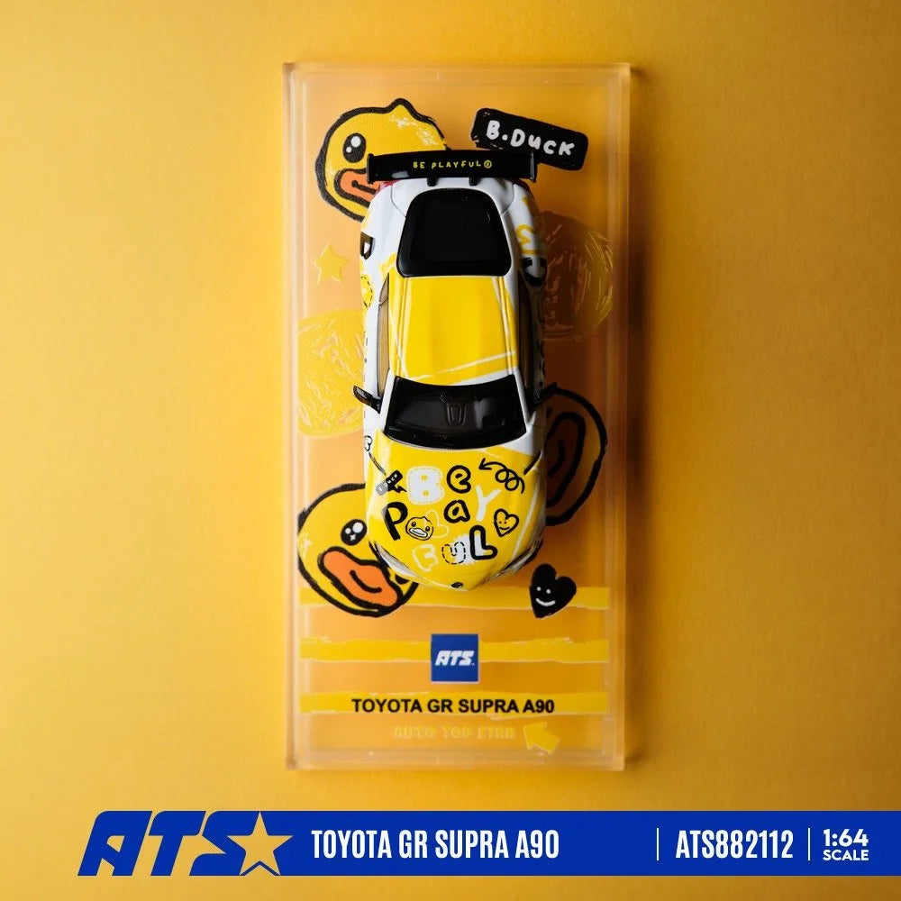 (Coming Soon) ATS 1:64 Toyota GR SUPRA A90 B.Duck **CHASE RANDOMLY DISTRIBUTED**