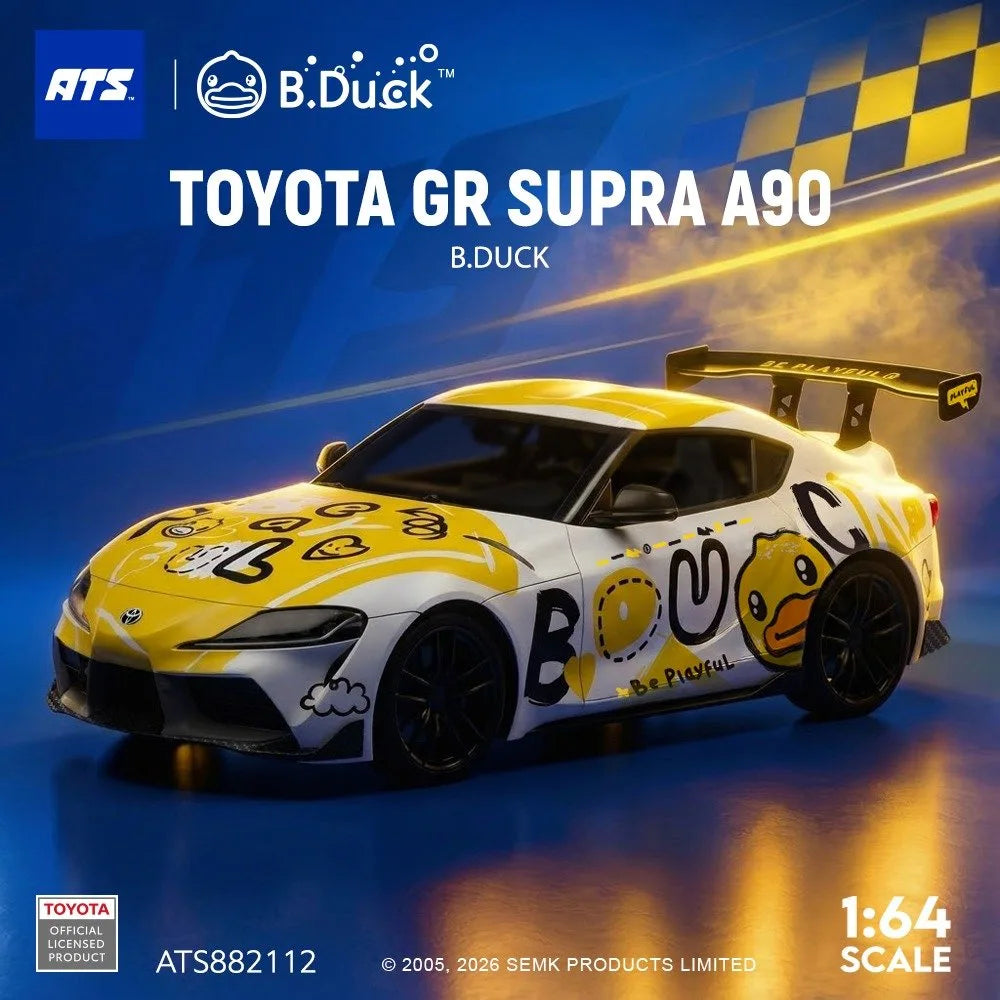 (Coming Soon) ATS 1:64 Toyota GR SUPRA A90 B.Duck **CHASE RANDOMLY DISTRIBUTED**