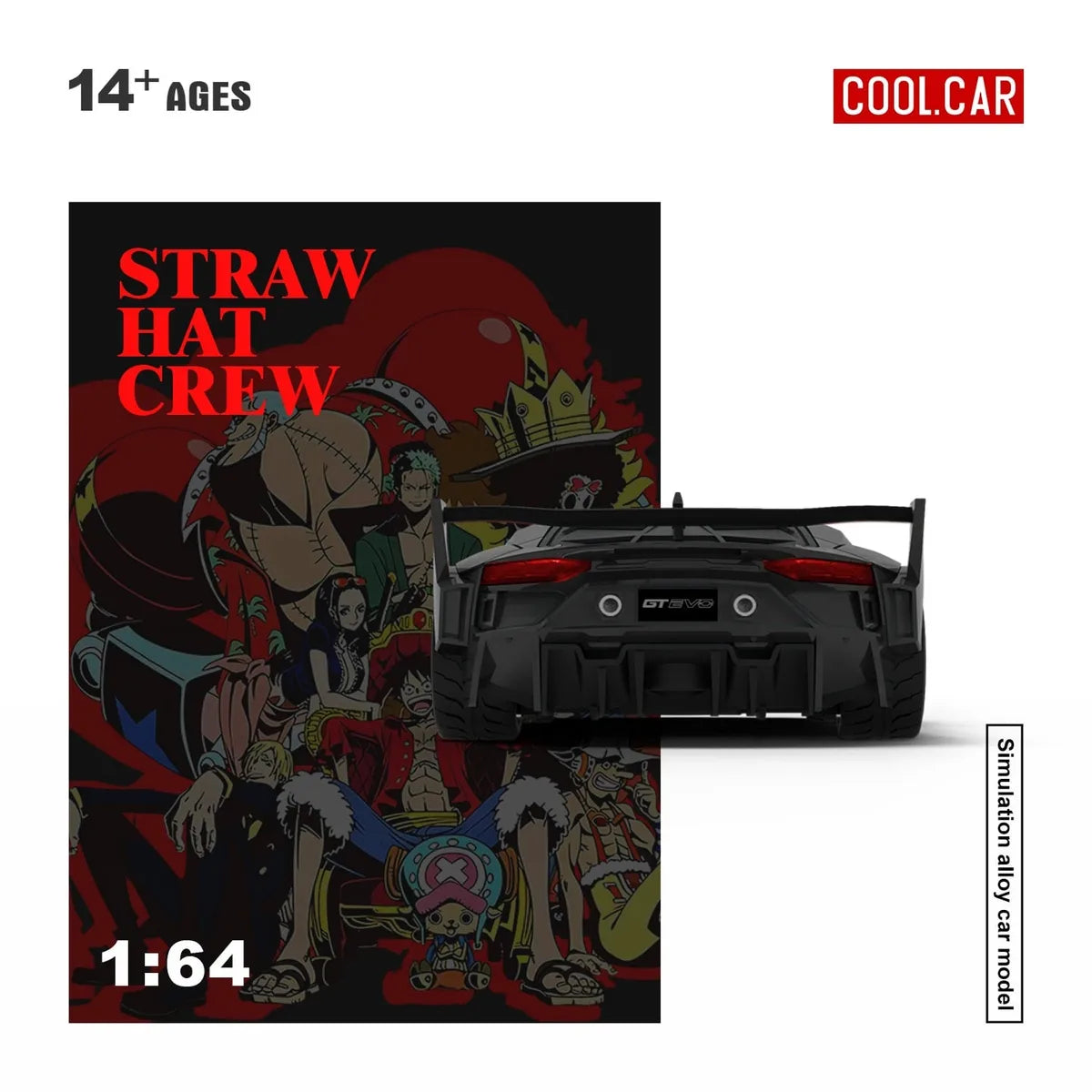(Coming Soon) COOLCAR 1:64 Lamborghini GTEVO One Piece