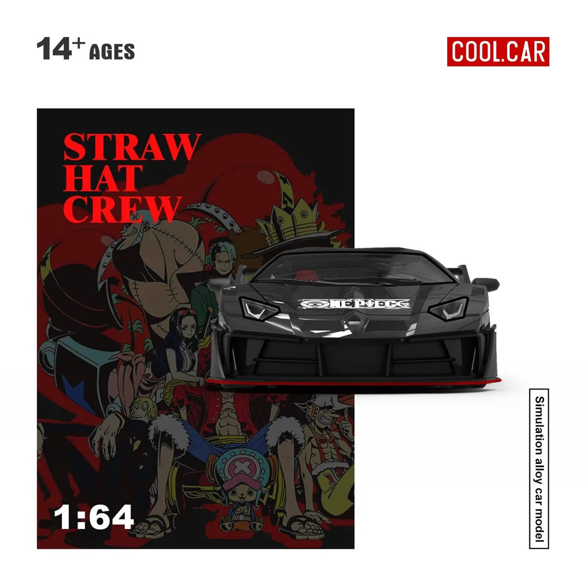 (Coming Soon) COOLCAR 1:64 Lamborghini GTEVO One Piece